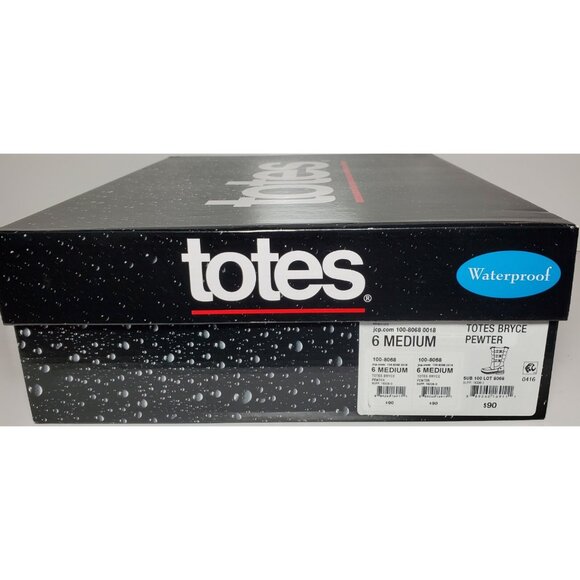 Totes Bryce Women's Size 6 Inside Zipper Faux Fur Lining  New/ Box - Picture 12 of 12